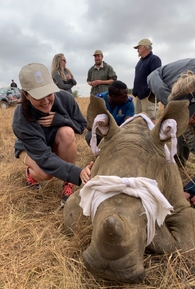 During 2019, ERP provided over 10 tons of supplemental feed to Rietvlei’s rhinos
