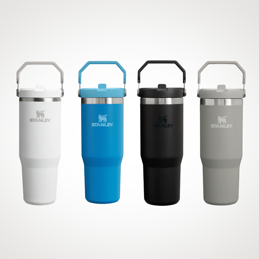 Flip Straw Tumbler 30 oz with ERP edged in logo