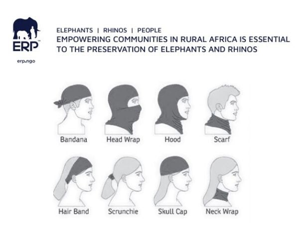 ERP Multifunctional unisex neck bandana