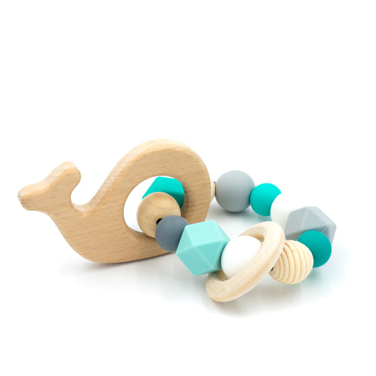 Teething Ring - Whale by BabyWhatKnots