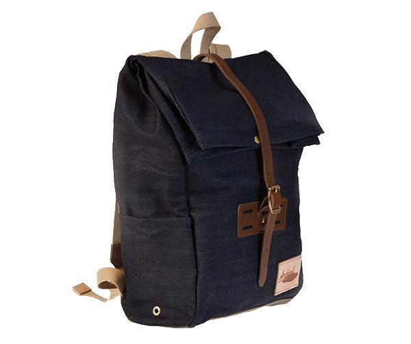 Denim Roll Top Backpack by Rogue Territory x Archival