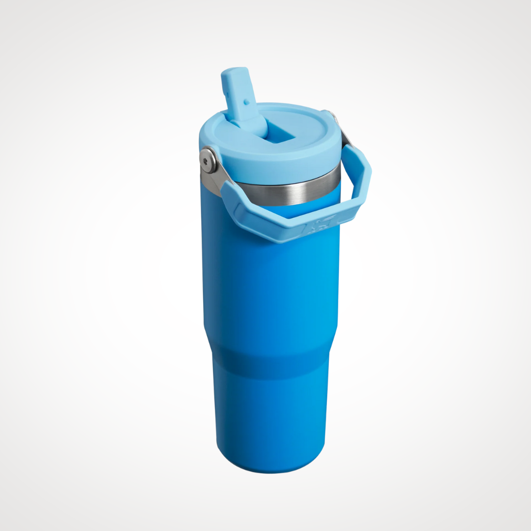 Flip Straw Tumbler 30 oz with ERP edged in logo