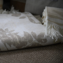 Load image into Gallery viewer, Bella Vita - Dappled Leaves Throw by Aranda