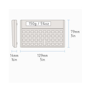 DM12L Business Calculator by Swissmicros