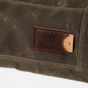 ERP Dopp Kit - Olive Green Waxed Canvas