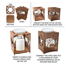 Load image into Gallery viewer, ERP Branded Wooden Oil Burner with Rhino design.
