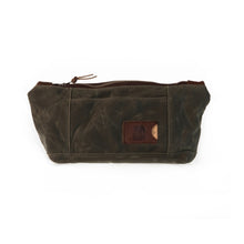 Load image into Gallery viewer, ERP Dopp Kit - Olive Green Waxed Canvas