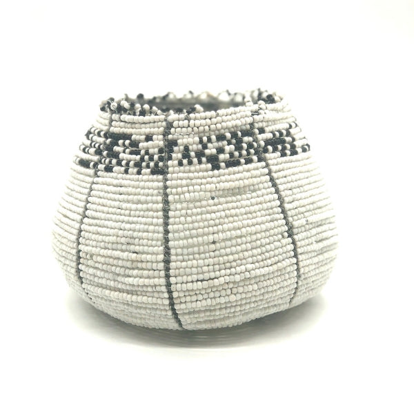 Handmade Beaded Bowl made in Africa