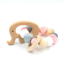 Load image into Gallery viewer, Teething Ring by BabyWhatKnots