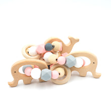 Load image into Gallery viewer, Teething Ring by BabyWhatKnots