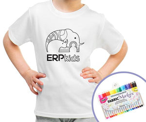 ERP Kids color me t-shirt