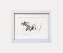 Load image into Gallery viewer, Big 5 Wild Life Print, Rhino
